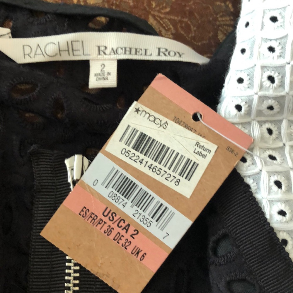 🖤RACHEL RACHEL ROY🖤COLOR BLOCKED EYELET DRESS🖤 - Picture 7 of 7